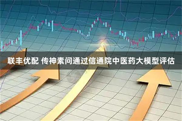 联丰优配 传神素问通过信通院中医药大模型评估